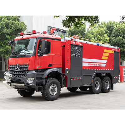 6x6 Flughafen Rettung ARFF Feuerwehr Truck Feuerwehrmaschine Flughafen Absturz Ausschreibung Preis China Factory
