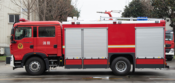 Sinotruk HOWO 6t Wasser Schaum Cafes Feuerwehrfahrzeug Mehrzweck China Hersteller