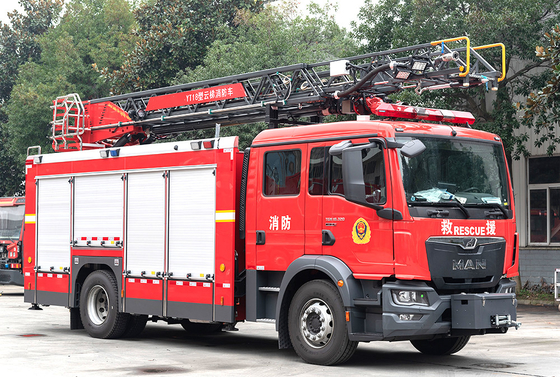 Mann 18m Luftleiter Rettung Feuerwehrfahrzeug Spezialfahrzeug China Fabrik