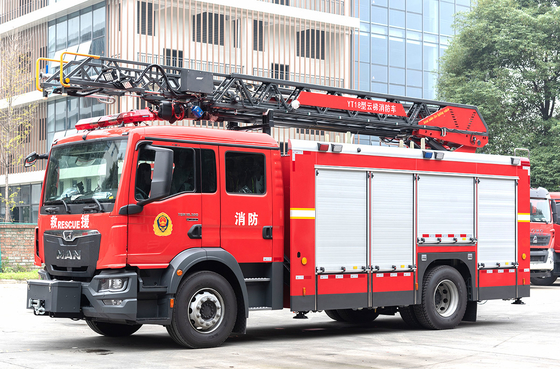 Mann 18m Luftleiter Rettung Feuerwehrfahrzeug Spezialfahrzeug China Fabrik
