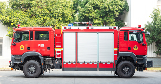 Sinotruk HOWO Doppelkopf Rettung Feuerwehrfahrzeug Spezialisiertes Fahrzeug China Fabrik