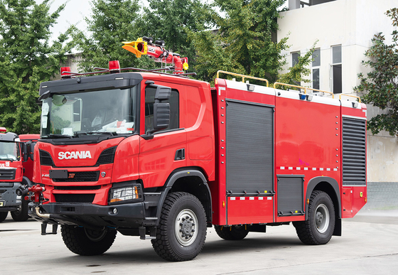 Scania 4X4 Flughafen Feuerwehrfahrzeug Arfff Schnellen Interventionsfahrzeug Preis Spezialfahrzeug China Fabrik