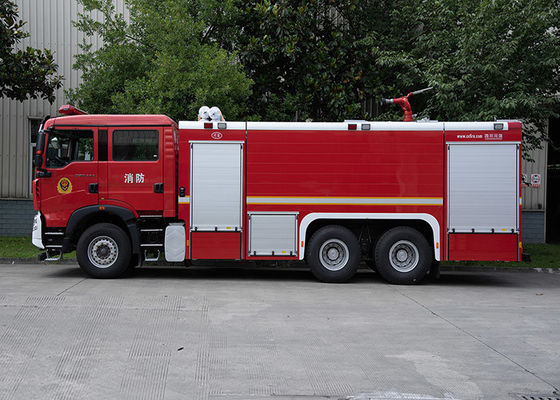 Sinotruk HOWO 12000L Industrie-Rettung Feuerwehrfahrzeug mit Pumpe &amp; Monitor Spezialisiertes Fahrzeug Preis China Factory