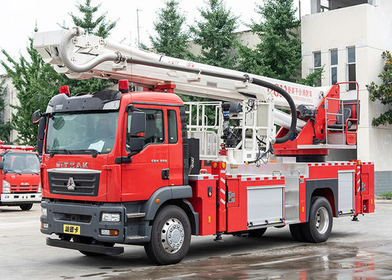 Rettungs-Luftplattform-Feuerbekämpfungs-LKW Sinotruk SITRAK 32m