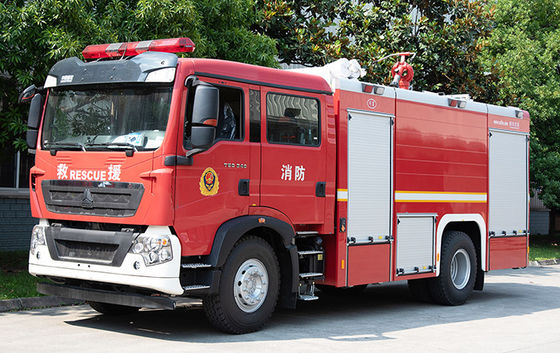 Sinotruk HOWO 8t Wasser Schaum Feuerwehrfahrzeug Spezialfahrzeug China Hersteller