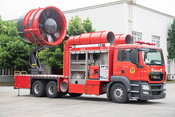 Deutschland-MANN Rauchabführungs-spezieller Feuerbekämpfungs-LKW mit Wasser-Behälter