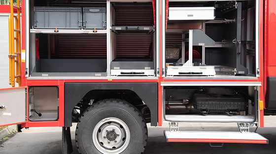 Rettungs-Löschfahrzeug 4x4 IVECO TÄGLICHES mit CAF-Feuerlöschanlage