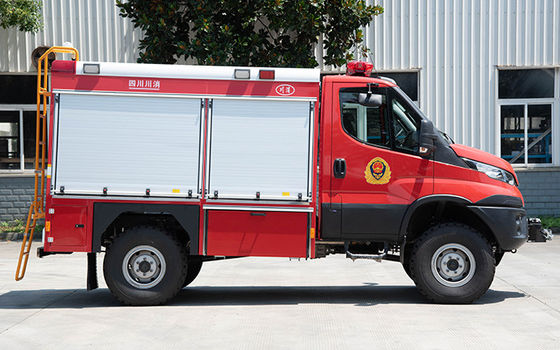Rettungs-Löschfahrzeug 4x4 IVECO TÄGLICHES mit CAF-Feuerlöschanlage