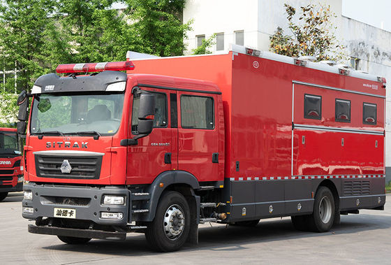 Hochleistungsfeuer-Fahrzeug SINOTRUK SITRAK 228 Kilowatt mit Kochgeräten