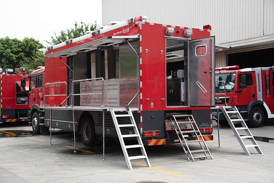 Hochleistungsfeuer-Fahrzeug SINOTRUK SITRAK 228 Kilowatt mit Kochgeräten